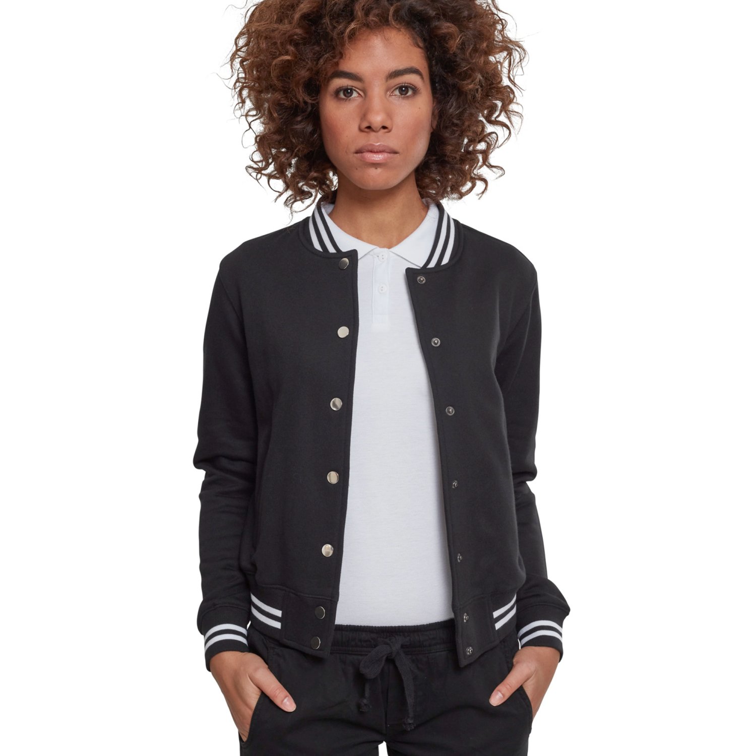 EN Urban College black | College Sweat | Ladies URBAN STREET WOMEN Classics Jackets - | Jacket Jackets |