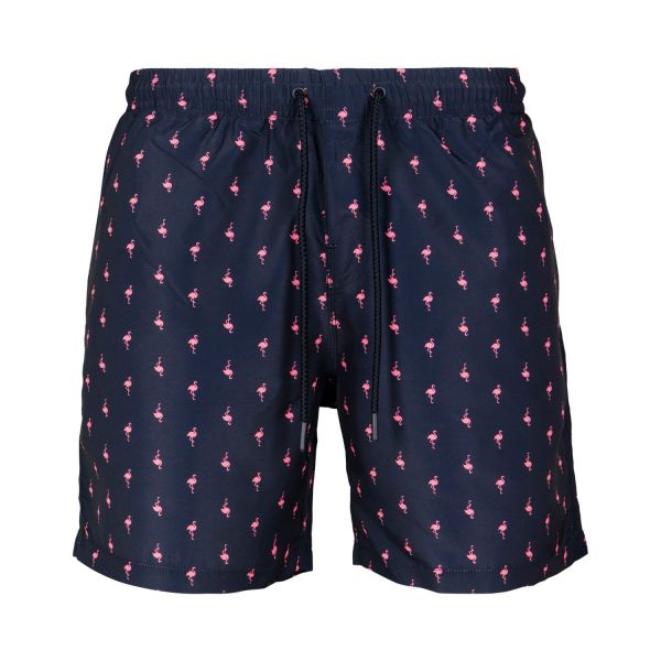 Urban Classics - PATTERN Swim Shorts palm leaves