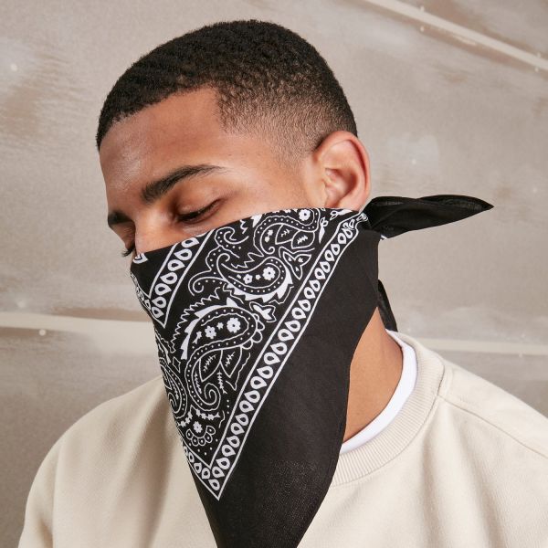 Urban Classics Bandana Neck Scarf & HEADWEAR Masks EN Bandanas dark | Covering Face 3-pack URBAN | | STREET