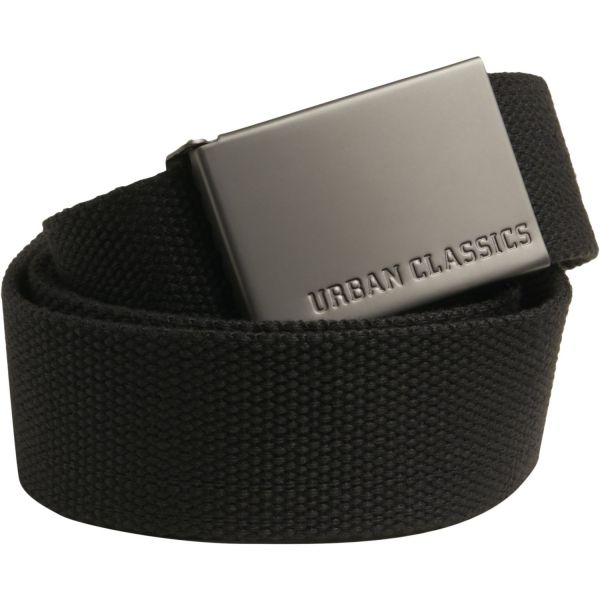 Urban Classics - CANVAS Belt olive / black