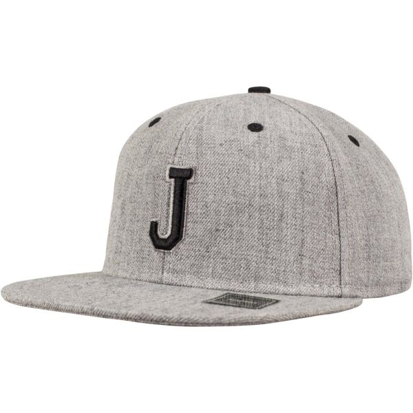 Urban Classics Buchstabe A-Z LETTER Snapback Cap - grau