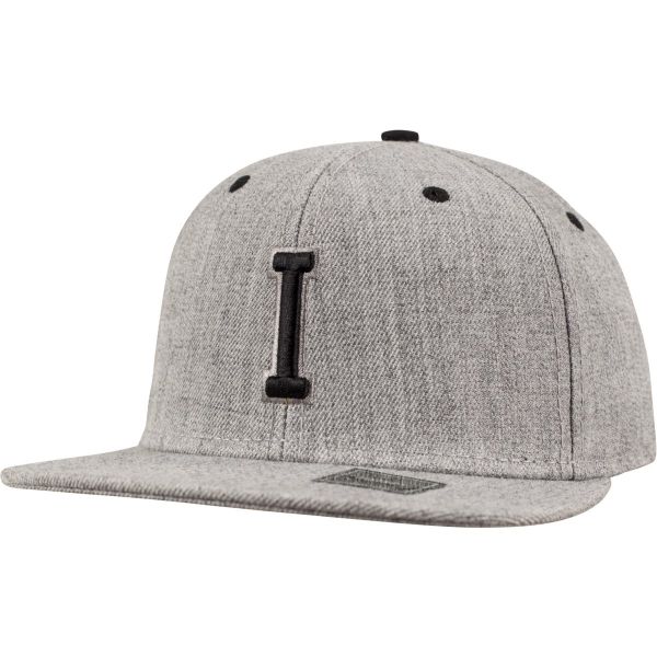 Urban Classics Buchstabe A-Z LETTER Snapback Cap - grau